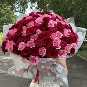 101 шикарная роза (микс)
